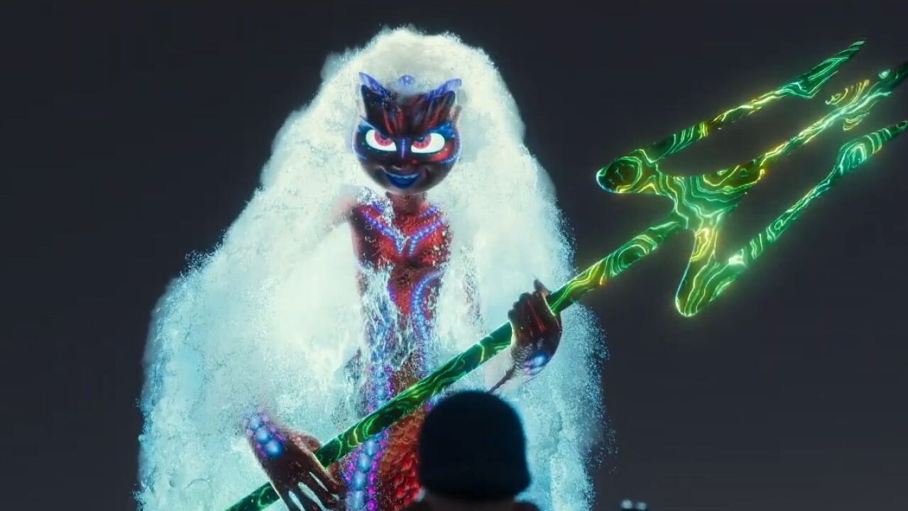 巨大海怪少女vs邪恶美人鱼!梦工厂动画新片《变身吉妹》正式预告