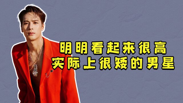 明明看起来很高,实际上很矮的男星