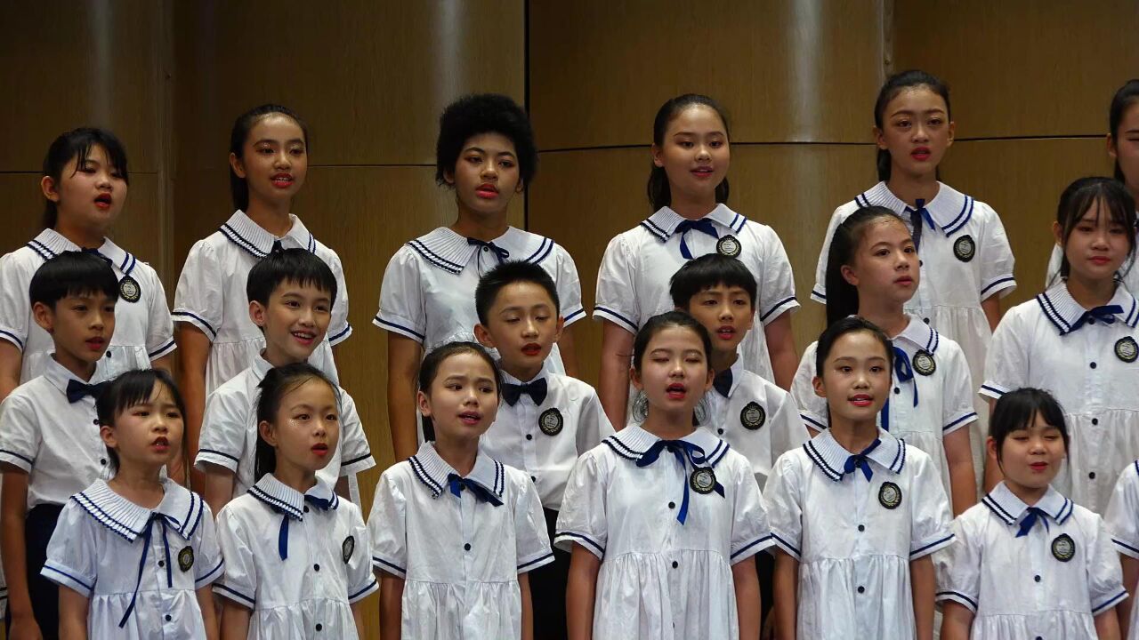 会20人大附中海口实验学校小海星合唱团《心中的那一朵木棉花》万涛词