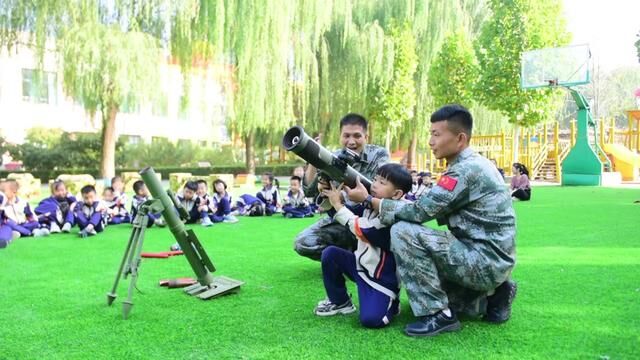 茌平区第二实验幼儿园开展国防教育活动