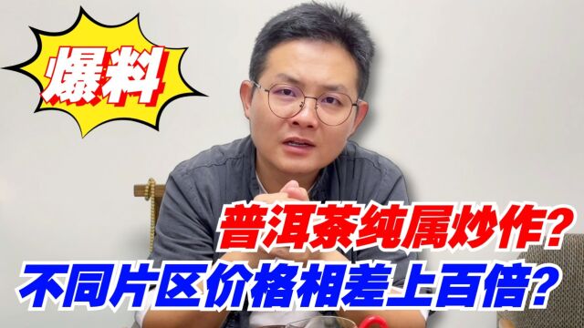 普洱茶纯属炒作?不同片区价格相差上百倍?老高为你深入剖析!#茶 #普洱茶