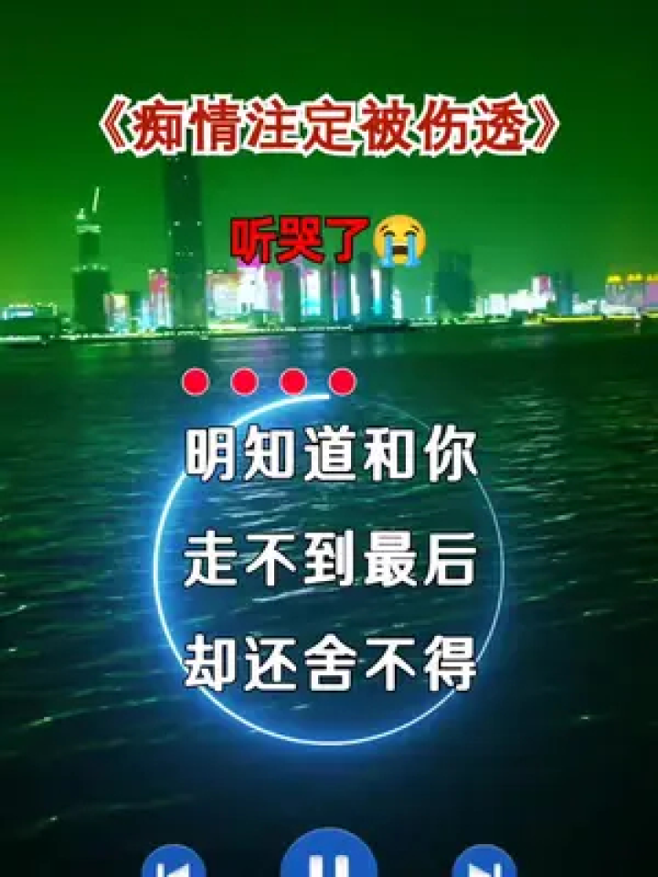 痴情注定被伤透#伤感音乐#句句入心#听哭了多少痴情男女