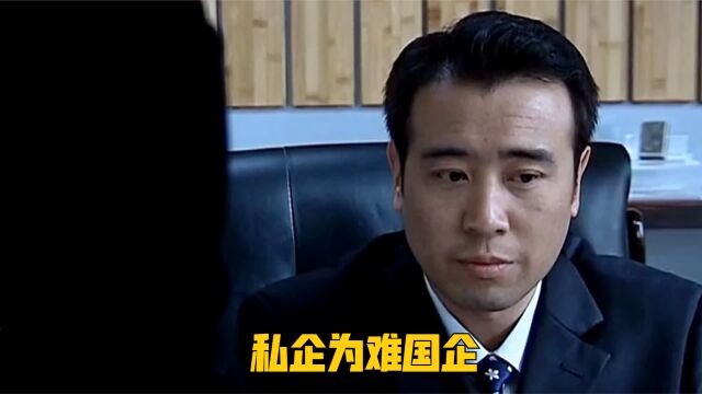 私企和国企产生内斗,私企老板的父亲身份不简单