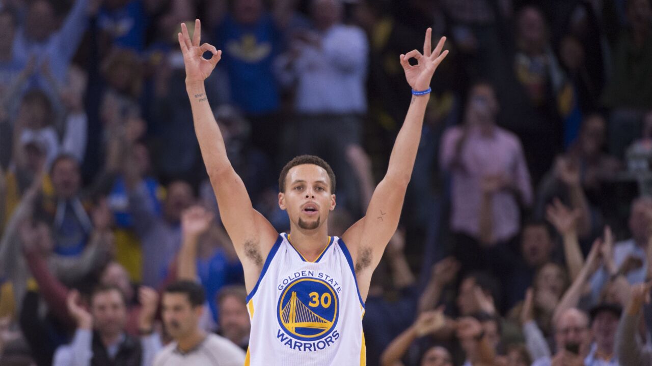 【五佳球】骑士vs勇士,库里极限三分!