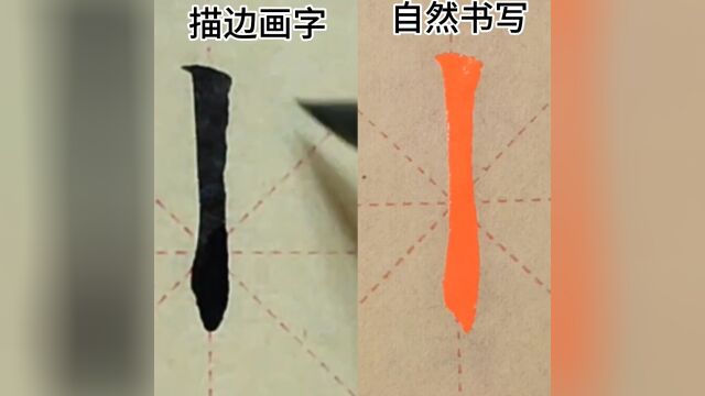 现代人书写为何描摹#欧楷入门基本笔画 #古笔法学习