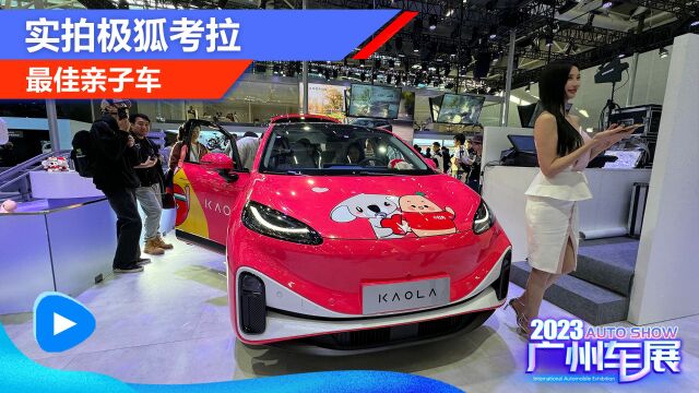 最佳亲子车 2023广州车展实拍极狐考拉