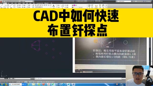 如何用CAD快速布置梅花桩?这个钎探法,很多人都不知道!