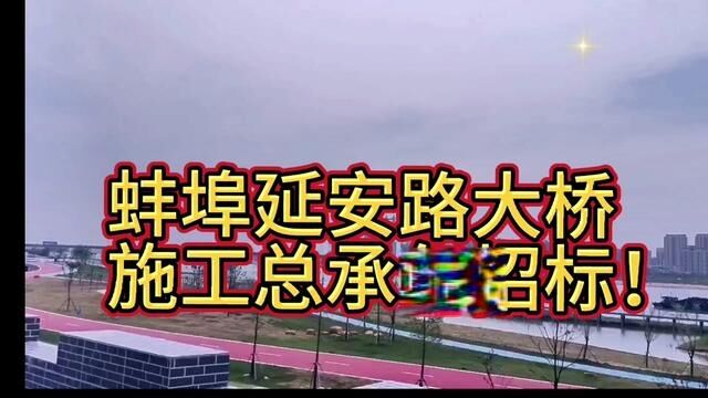 蚌埠延安路大桥施工总承包招标!蚌埠经济快速回升工业重回快车道#发展 #项目建设 #蚌埠 #安徽蚌埠