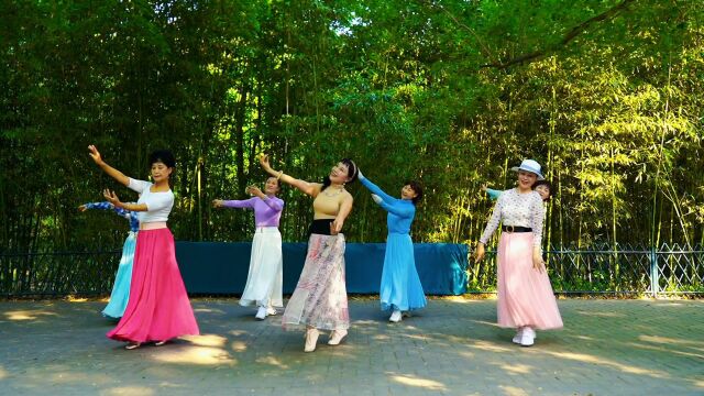 杜老师领跳广场舞《芦花美》舞蹈优美好看,忍不住循环播放