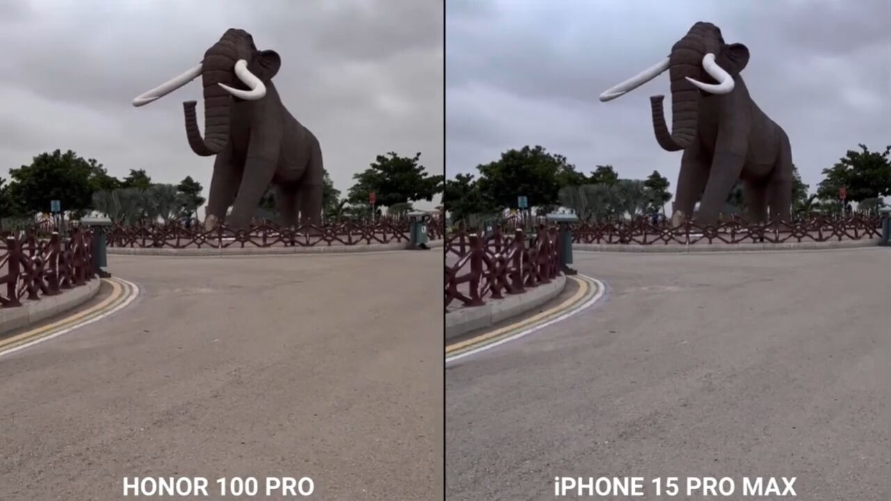 荣耀100 pro与iphone 15 pro max拍照对比!