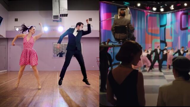 THE MARVELOUS MRS MAISEL Dance Pink Shoelaces side by side