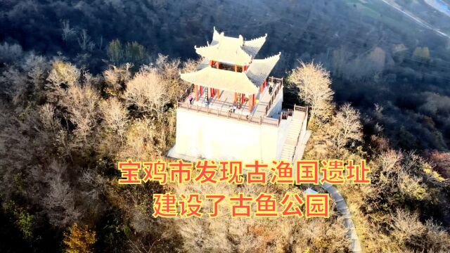 宝鸡市发现古渔国遗址,建设了古鱼公园.