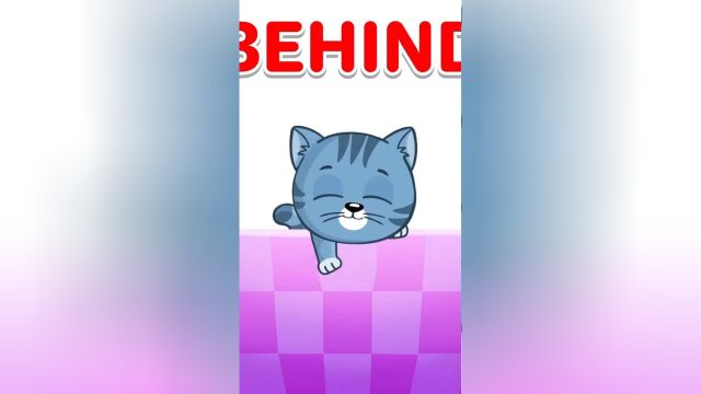 美国原版,方位词这样学!behind