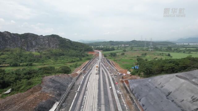 国能清远电厂铁路专用线试通车 助力大湾区能源保供