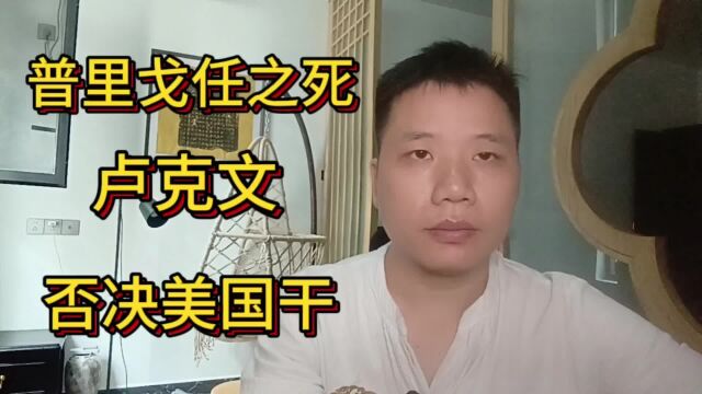 普里戈任之死,网络大V卢克文否认是美国干的,是俄政资产重分配