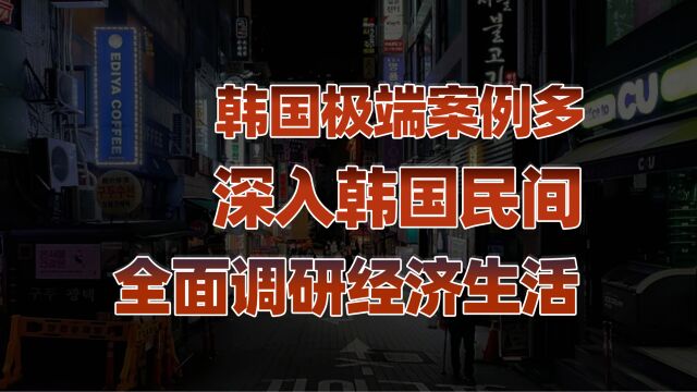 韩国调查报告(一):奇葩新闻多必有古怪,深入韩国民间全面调研