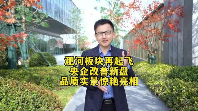 淝河板块再起飞,央企改善新盘,品质实景惊艳亮相~#合肥楼市 #合肥房产 #合肥买房