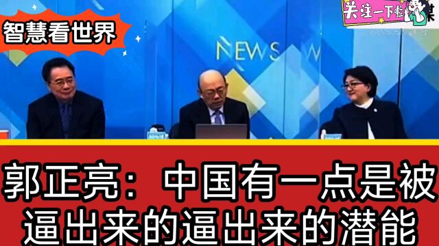 郭正亮:中国有一点是被逼出来的潜能