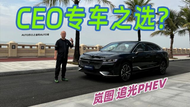 用户角度评岚图追光PHEV 号称CEO专车但我们发现两个槽点