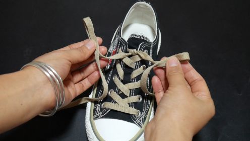3种系鞋带的小技巧，简单好看，穿一年都不会散开，这方法太棒了