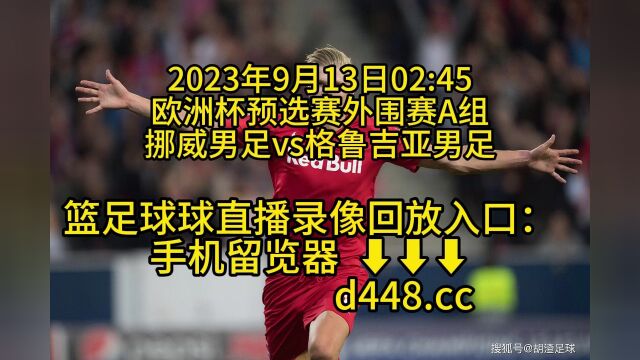 欧洲杯预选赛外围赛A组官方直播:挪威男足vs格鲁吉亚男足高清录像官方直播观看