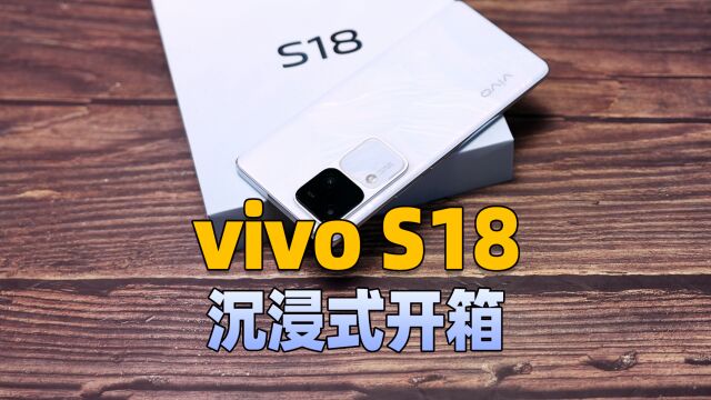 vivo S18沉浸式开箱:「花似锦」太美了吧!!!