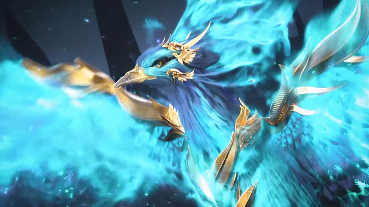 大主宰动画 #大主宰九幽雀出世渡劫 九幽雀现世的气场拉满了!