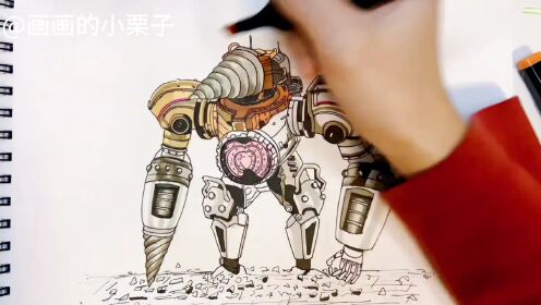 每日一画 #泰坦电视人#马桶人#绘画过程分享 #这画是用了亿点点魔法