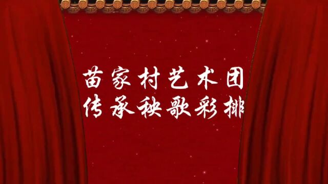 胶州市苗家村艺术团传承秧歌彩排