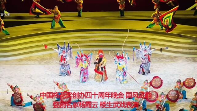 中国梅花奖创办四十周年晚会 国风武韵 婺剧名家杨霞云 楼生武戏表演