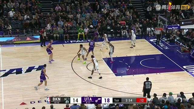 2023/24赛季NBA常规赛：篮网 VS 爵士 全场回放