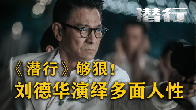 刘德华再演最狠反派!在警匪电影《潜行》里演绎双面人性!