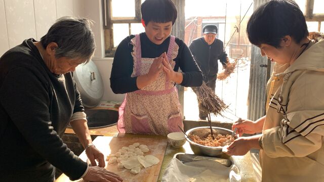 冬天来一碗热气腾腾的酸菜馅饺子,让平凡的日子也充满了幸福