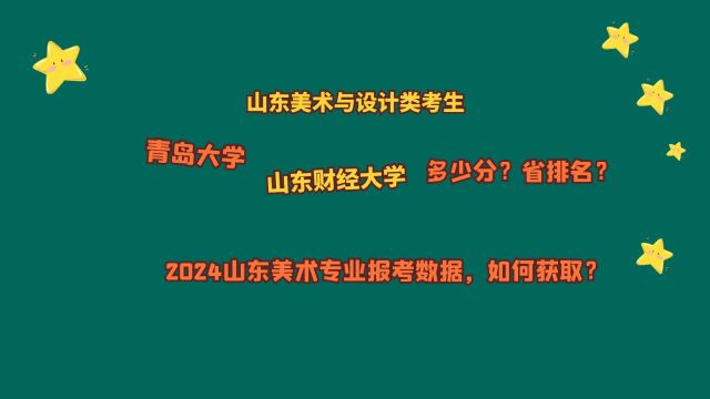 山东美术与设计类,青岛大学、山东财经大学,多少分?20212023