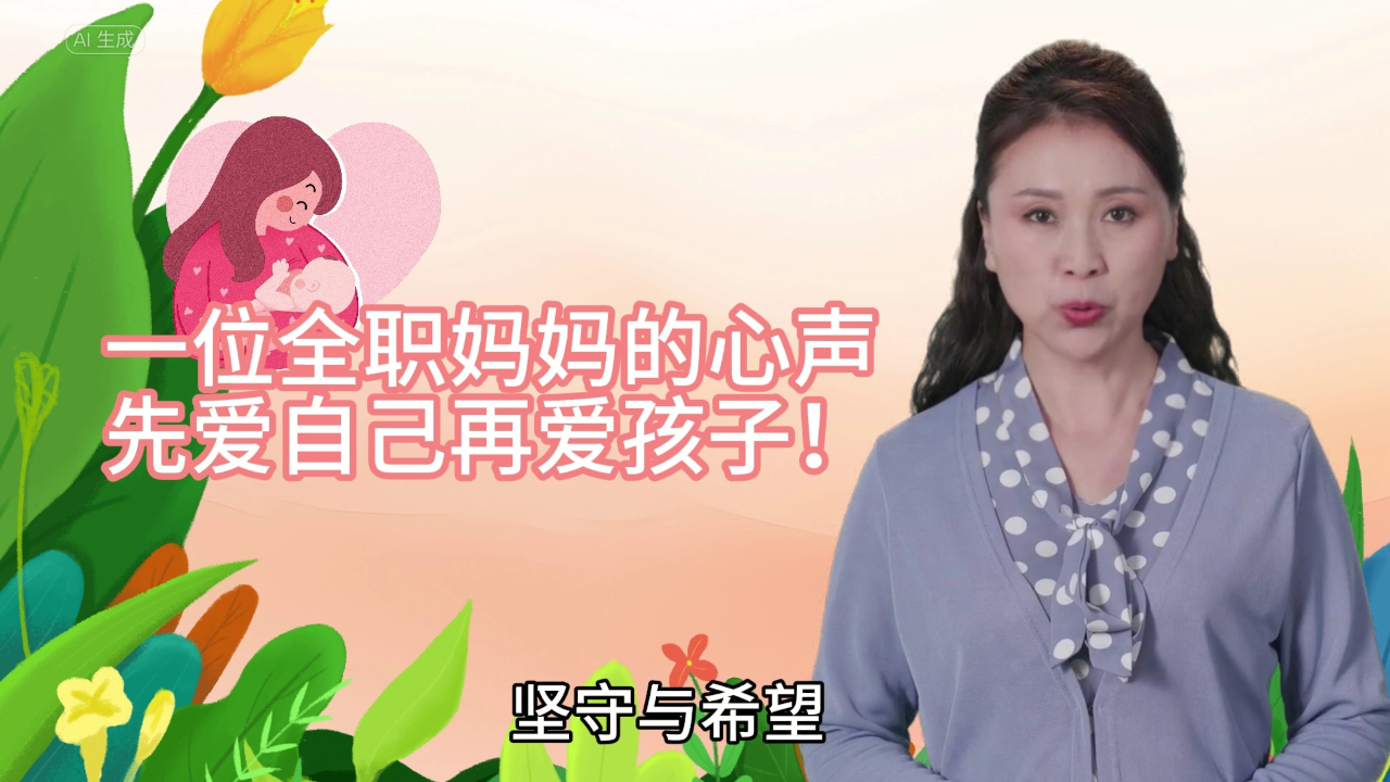 一位全职妈妈的心声:先成为自己才能更好地拥有多重身份