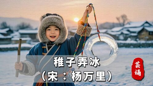 小学古诗新图趣诵《稚子弄冰》宋:杨万里_高清1080P在线观看平台_腾讯视频