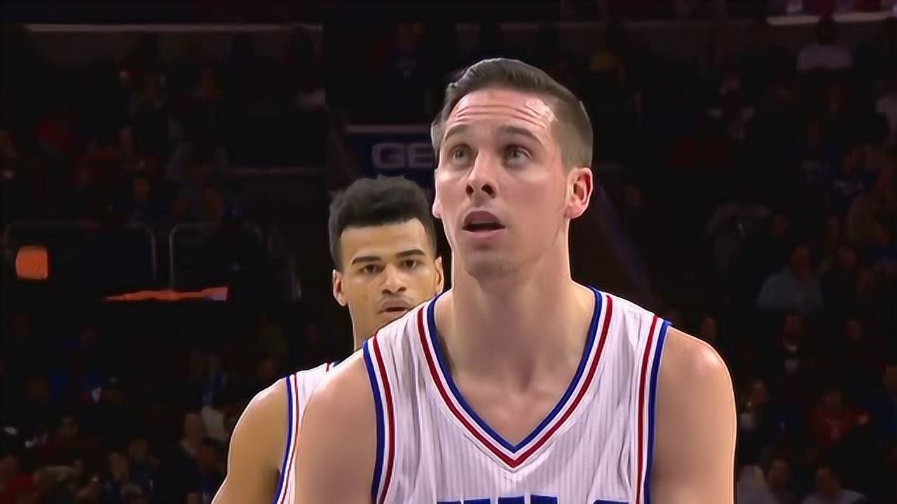 休斯敦火箭得分麦康奈尔被艾弗森附体左右旋转打三分得手