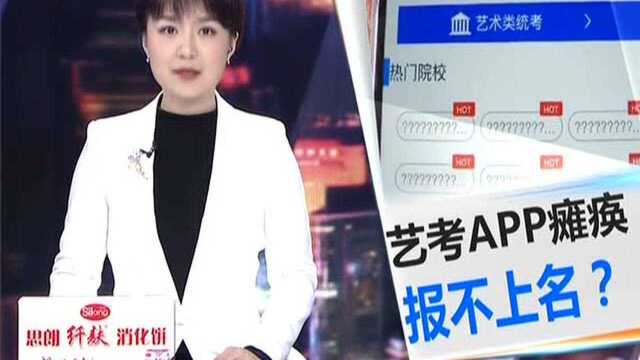 “艺术升”APP瘫痪 艺考生通宵达旦报名难