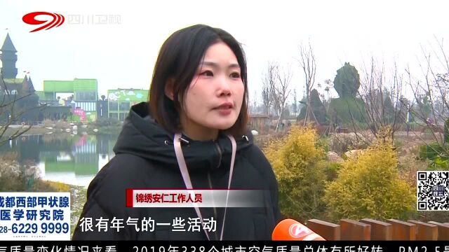 玩味四川——安仁古镇 锦绣安仁 花卉雕塑春节等你