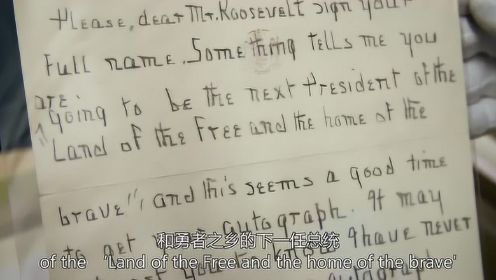 海伦·凯勒给美国总统的亲笔信曝光！从小失明的她写得一手好字