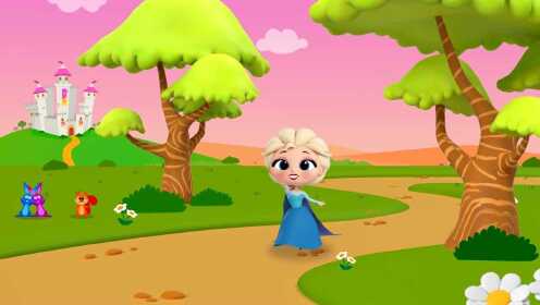 5 Little Princesses | Elsa, Anna, Rapunzel, Jasmine, Cinderella | Fun Kids Songs by Little Angel