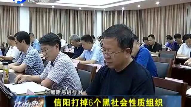 信阳打掉6个黑社会性质组织