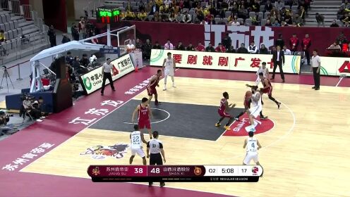 《CBA全场集锦》【得分】 假动作迷惑你 拉杜利察箭步穿云单手抛投打进