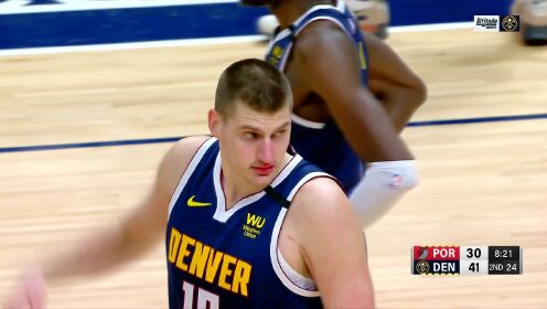 《NBA全场回放》【原声回放】开拓者vs掘金第2节 克雷格凶残大帽麦科勒姆