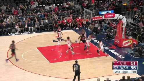 《NBA全场集锦》八村垒封天大帽哈奇森 比尔底角三分反击轰筐