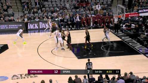 《NBA全场集锦》【得分】这距离手拿把攥 德罗赞中投稳稳命中