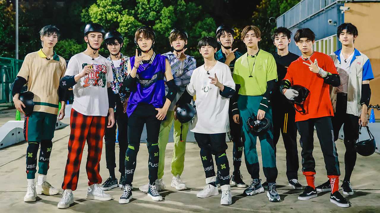十一少年的秋天炸裂狂想曲花絮r1se开始挑战啦小轮车第一轮battle太