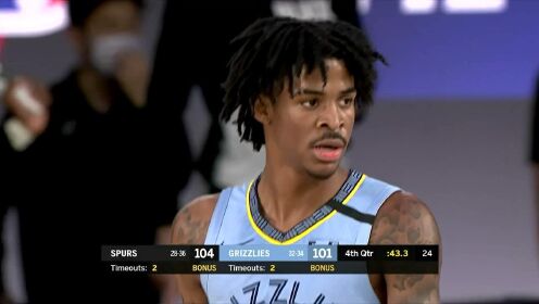 《NBA全场回放》【回放】马刺vs灰熊第4节 德罗赞稳定中投挽救球队