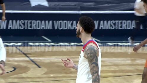 《NBA全场集锦》二月的球哥真无敌 鲍尔三分对飙克劳德