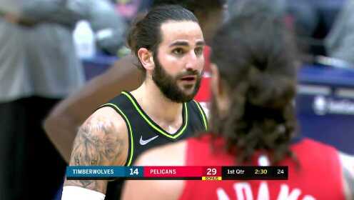 《NBA全场集锦》森林狼vs鹈鹕第1节中文解说回放